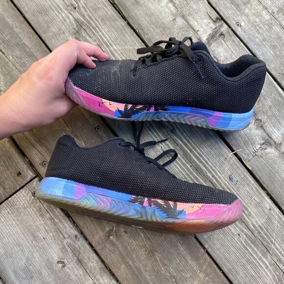 NoBull West Coast Womens Size 12.5 Mens 11 Black Athletic Trainer Sneakers Shoes - Picture 4 of 9